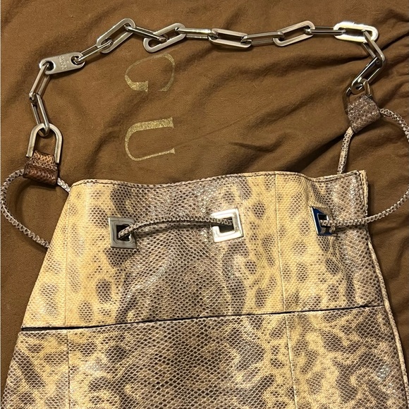 ‼️SALE Gucci Snakeskin Purse with Chain Strap w/ Dust Bag Like New! - Picture 11 of 11